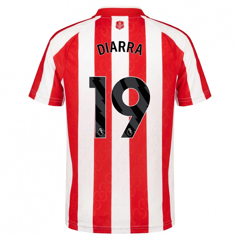 Danxen Kvinder Habib Diarra #19 Rød Hvid Sort Hjemmebane Spillertrøjer 2026/27 Trøje T-Shirt