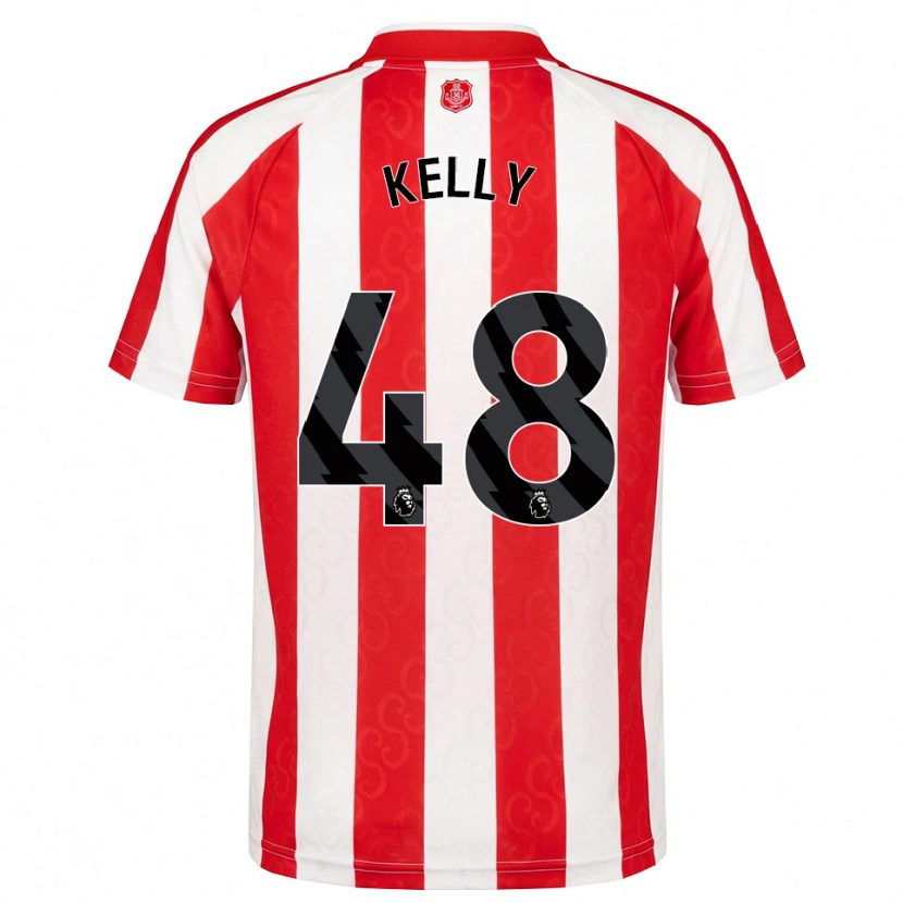 Danxen Kvinder Caden Kelly #48 Rød Hvid Sort Hjemmebane Spillertrøjer 2026/27 Trøje T-Shirt