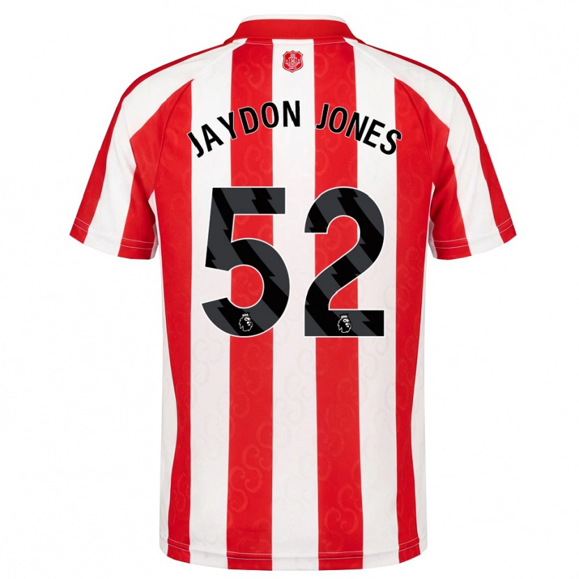 Danxen Kvinder Jaydon Jones #52 Rød Hvid Sort Hjemmebane Spillertrøjer 2026/27 Trøje T-Shirt