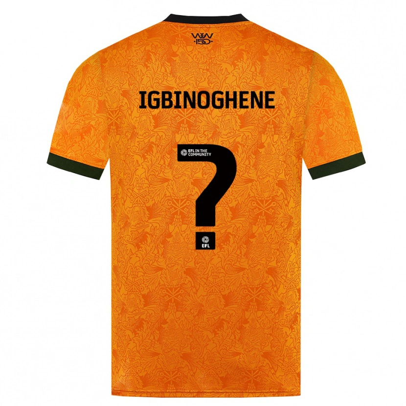 Danxen Kvinder Testimony Igbinoghene #0 Orange Sort Hjemmebane Spillertrøjer 2026/27 Trøje T-Shirt