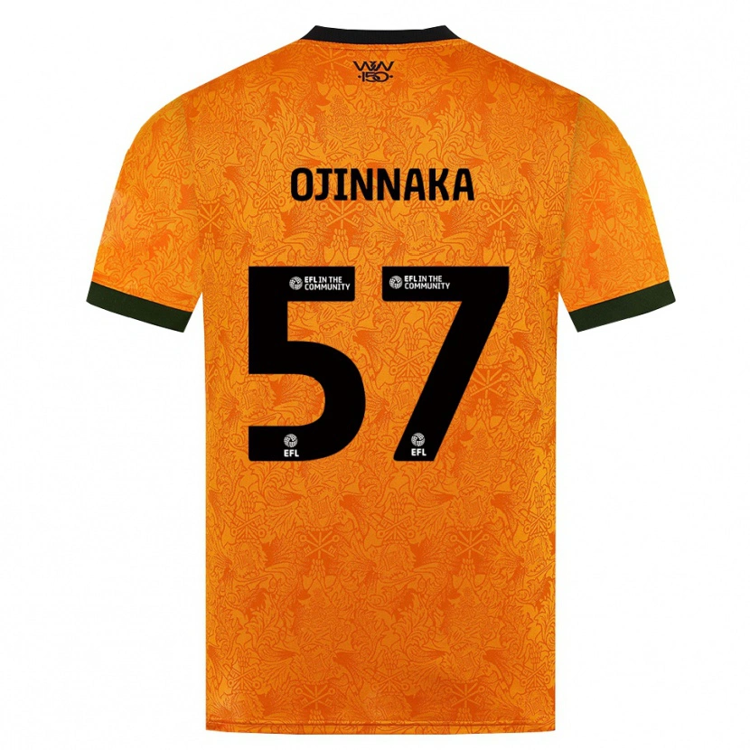 Danxen Kvinder Temple Ojinnaka #57 Orange Sort Hjemmebane Spillertrøjer 2026/27 Trøje T-Shirt