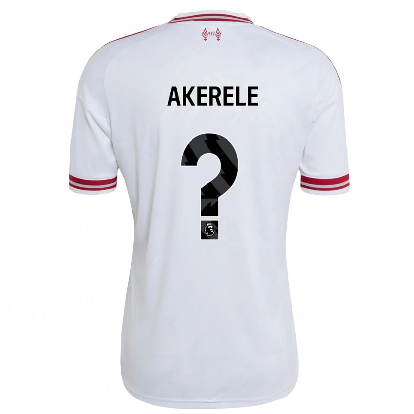 Danxen Kvinder Kobi Akerele #0 Rød Hvid Udebane Spillertrøjer 2026/27 Trøje T-Shirt
