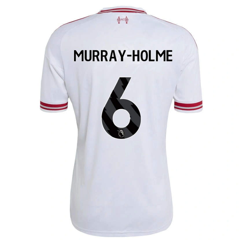 Danxen Kvinder Haydn Murray-Holme #6 Rød Hvid Udebane Spillertrøjer 2026/27 Trøje T-Shirt