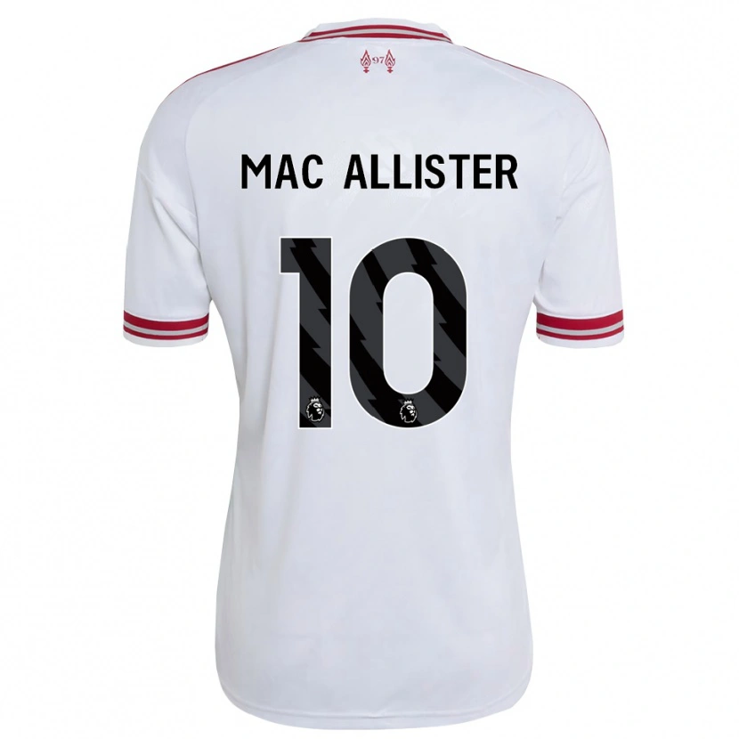 Danxen Kvinder Alexis Mac Allister #10 Rød Hvid Udebane Spillertrøjer 2026/27 Trøje T-Shirt