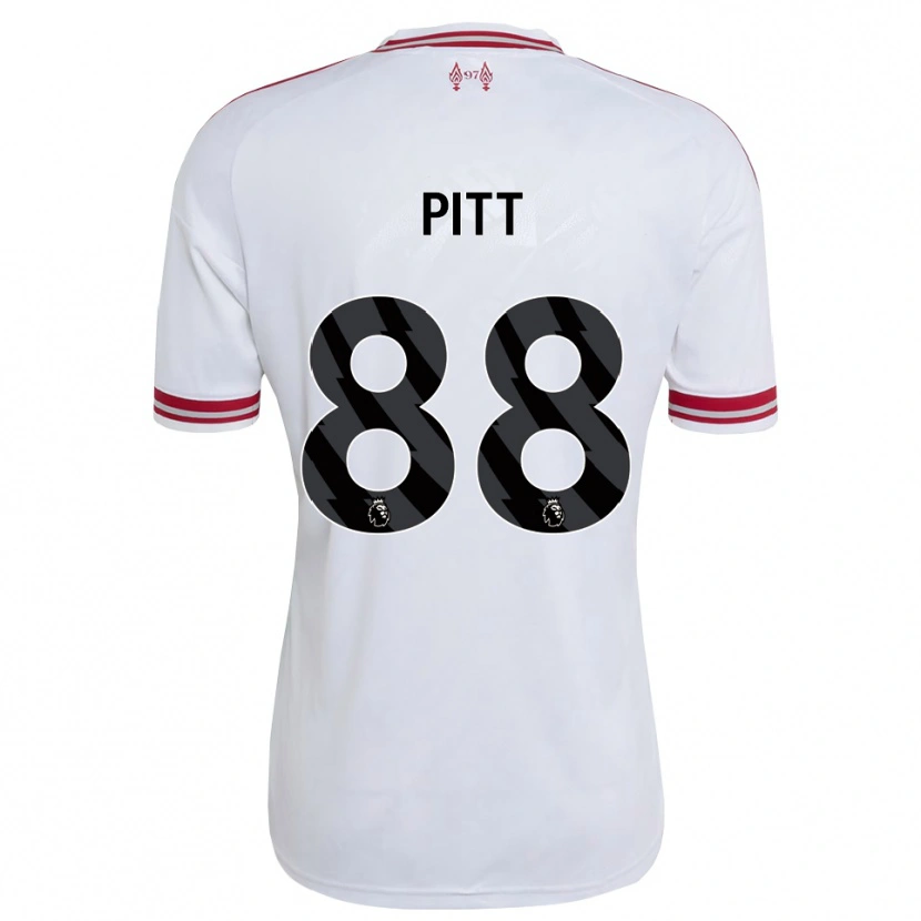 Danxen Kvinder Lucas Pitt #88 Rød Hvid Udebane Spillertrøjer 2026/27 Trøje T-Shirt