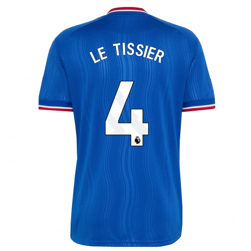Danxen Kvinder Maya Le Tissier #4 Blå Hvid Rød Udebane Spillertrøjer 2026/27 Trøje T-Shirt