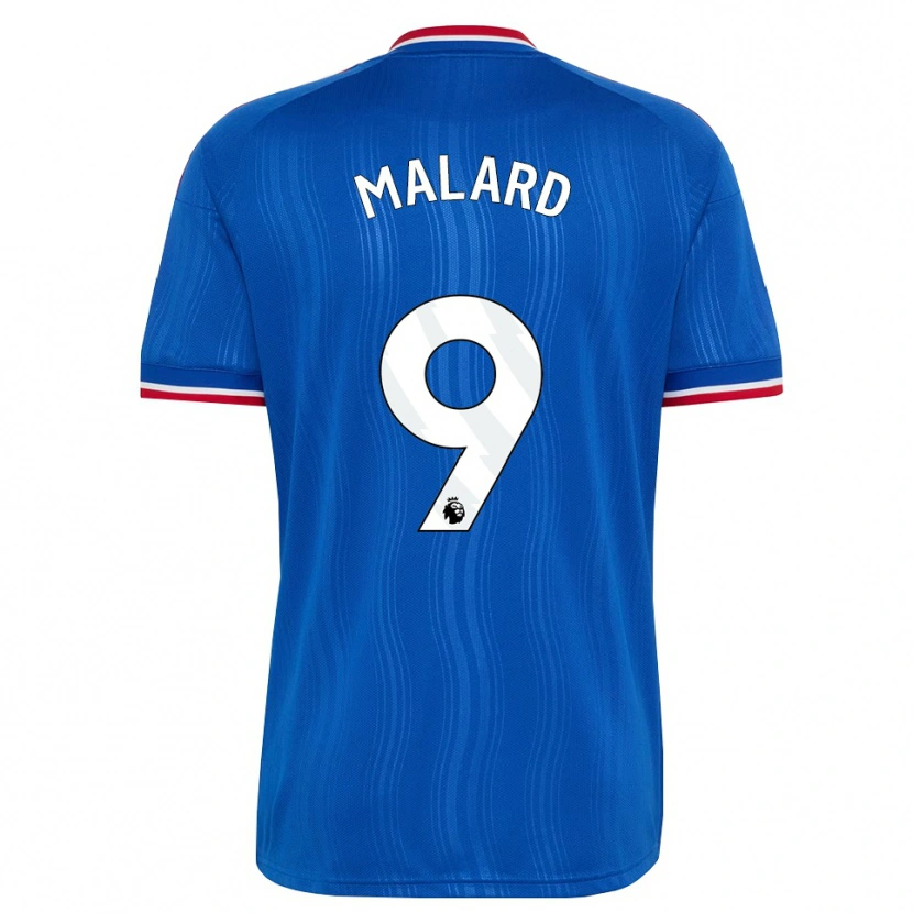 Danxen Kvinder Melvine Malard #9 Blå Hvid Rød Udebane Spillertrøjer 2026/27 Trøje T-Shirt