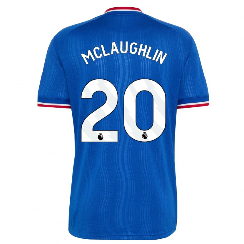 Danxen Kvinder Harlem Mclaughlin #20 Blå Hvid Rød Udebane Spillertrøjer 2026/27 Trøje T-Shirt