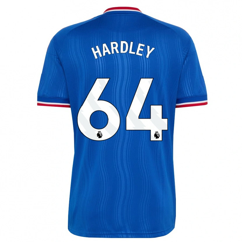 Danxen Kvinder Bjorn Hardley #64 Blå Hvid Rød Udebane Spillertrøjer 2026/27 Trøje T-Shirt