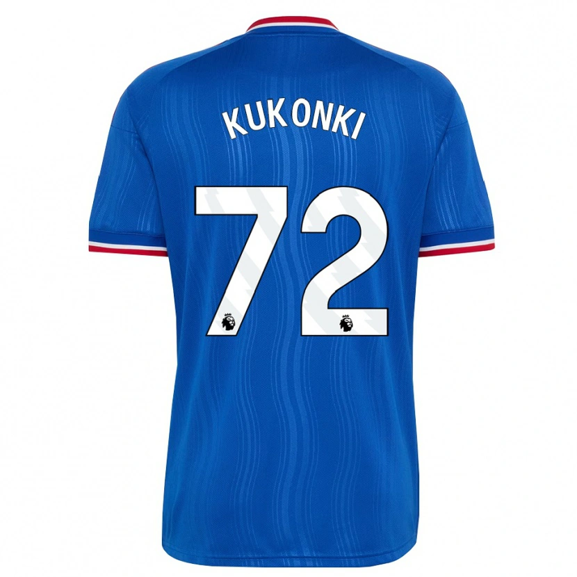 Danxen Kvinder Godwill Kukonki #72 Blå Hvid Rød Udebane Spillertrøjer 2026/27 Trøje T-Shirt