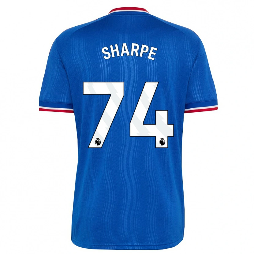 Danxen Kvinder Malachi Sharpe #74 Blå Hvid Rød Udebane Spillertrøjer 2026/27 Trøje T-Shirt