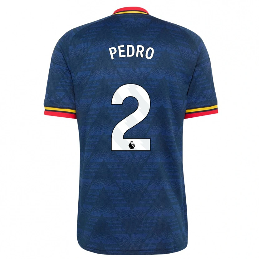 Danxen Kvinder Angelinou Pedro #2 Midnatsblå Gul Rød Udebane Spillertrøjer 2026/27 Trøje T-Shirt