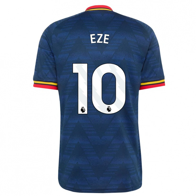 Danxen Kvinder Eberechi Eze #10 Midnatsblå Gul Rød Udebane Spillertrøjer 2026/27 Trøje T-Shirt