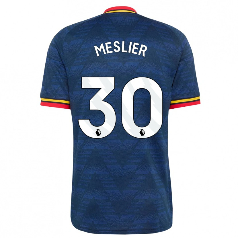 Danxen Kvinder Illan Meslier #30 Midnatsblå Gul Rød Udebane Spillertrøjer 2026/27 Trøje T-Shirt