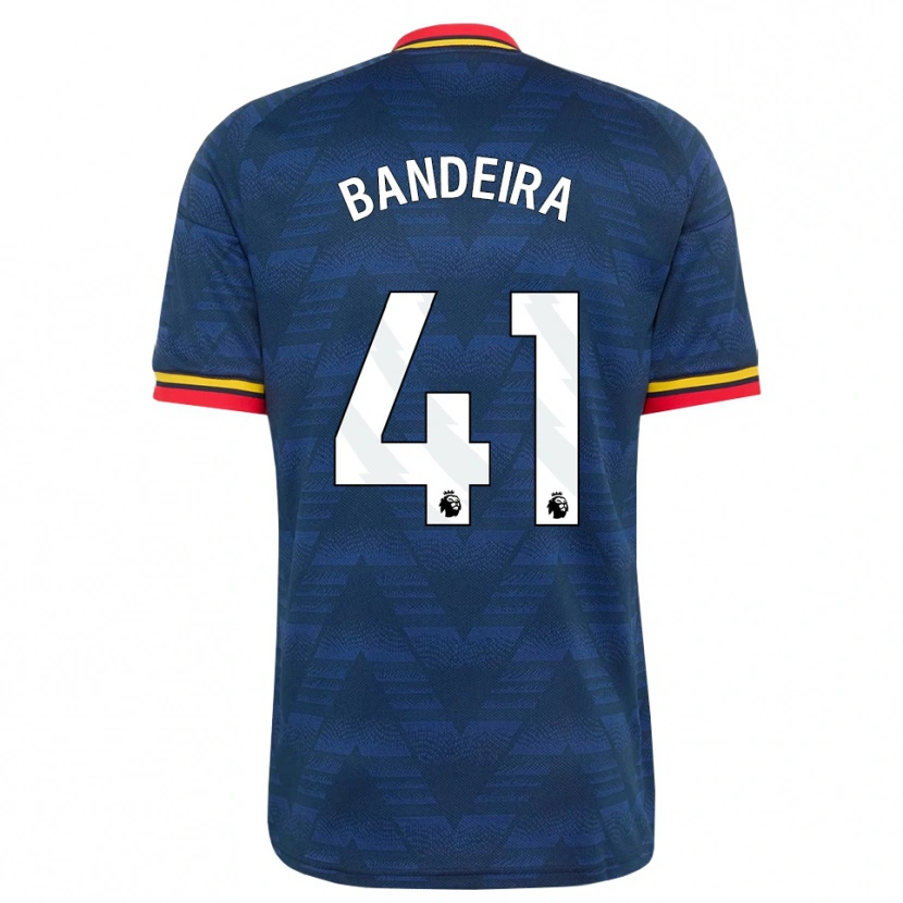 Danxen Kvinder Mauro Bandeira #41 Midnatsblå Gul Rød Udebane Spillertrøjer 2026/27 Trøje T-Shirt