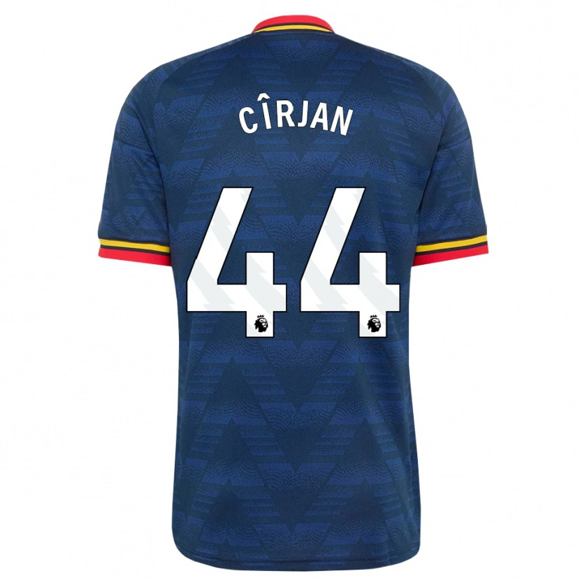 Danxen Kvinder Catalin Cîrjan #44 Midnatsblå Gul Rød Udebane Spillertrøjer 2026/27 Trøje T-Shirt