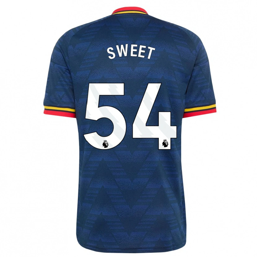 Danxen Kvinder Will Sweet #54 Midnatsblå Gul Rød Udebane Spillertrøjer 2026/27 Trøje T-Shirt