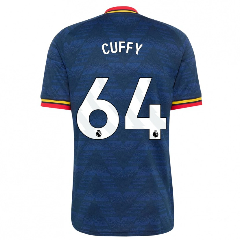 Danxen Kvinder Brooke Norton Cuffy #64 Midnatsblå Gul Rød Udebane Spillertrøjer 2026/27 Trøje T-Shirt