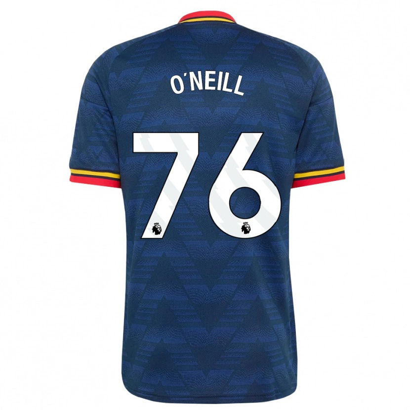 Danxen Kvinder Ceadach O'neill #76 Midnatsblå Gul Rød Udebane Spillertrøjer 2026/27 Trøje T-Shirt