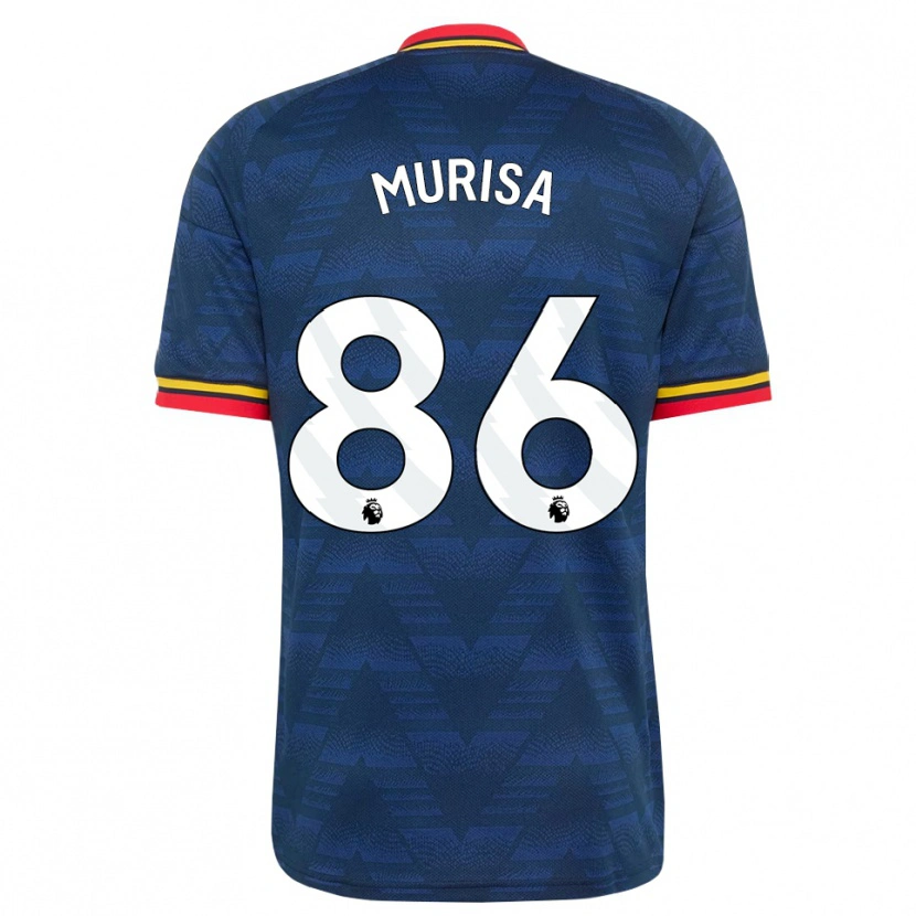 Danxen Kvinder Teshaun Murisa #86 Midnatsblå Gul Rød Udebane Spillertrøjer 2026/27 Trøje T-Shirt