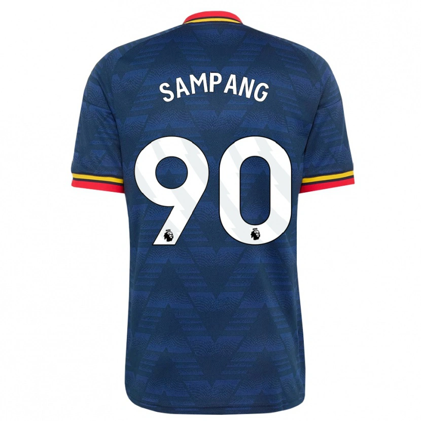 Danxen Kvinder Saurap Sampang #90 Midnatsblå Gul Rød Udebane Spillertrøjer 2026/27 Trøje T-Shirt