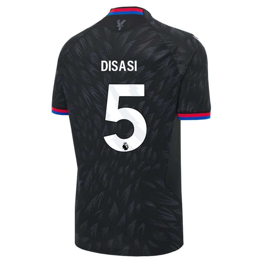 Danxen Kvinder Axel Disasi #5 Sort Blå Rød Udebane Spillertrøjer 2026/27 Trøje T-Shirt