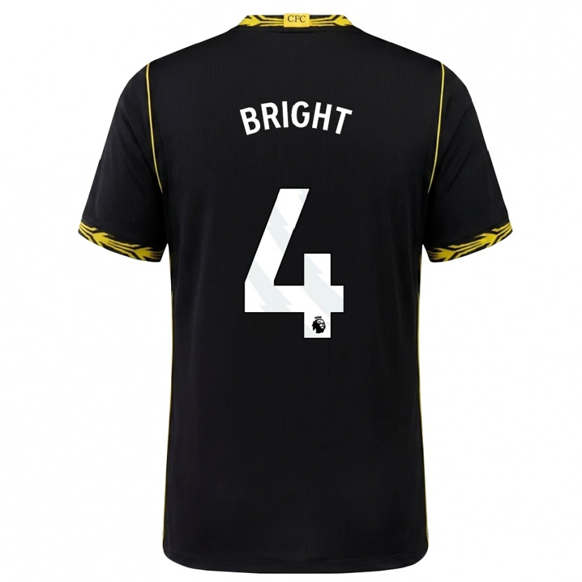 Danxen Kvinder Millie Bright #4 Sort Gul Udebane Spillertrøjer 2026/27 Trøje T-Shirt