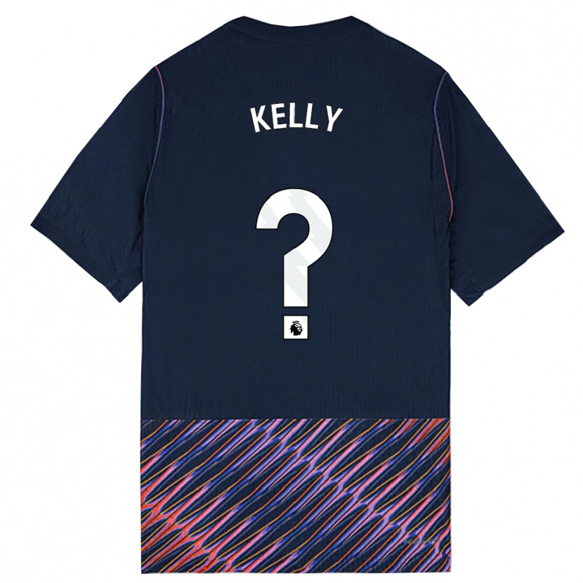 Danxen Kvinder Kyle Kelly #0 Kongeblå Hvid Udebane Spillertrøjer 2026/27 Trøje T-Shirt