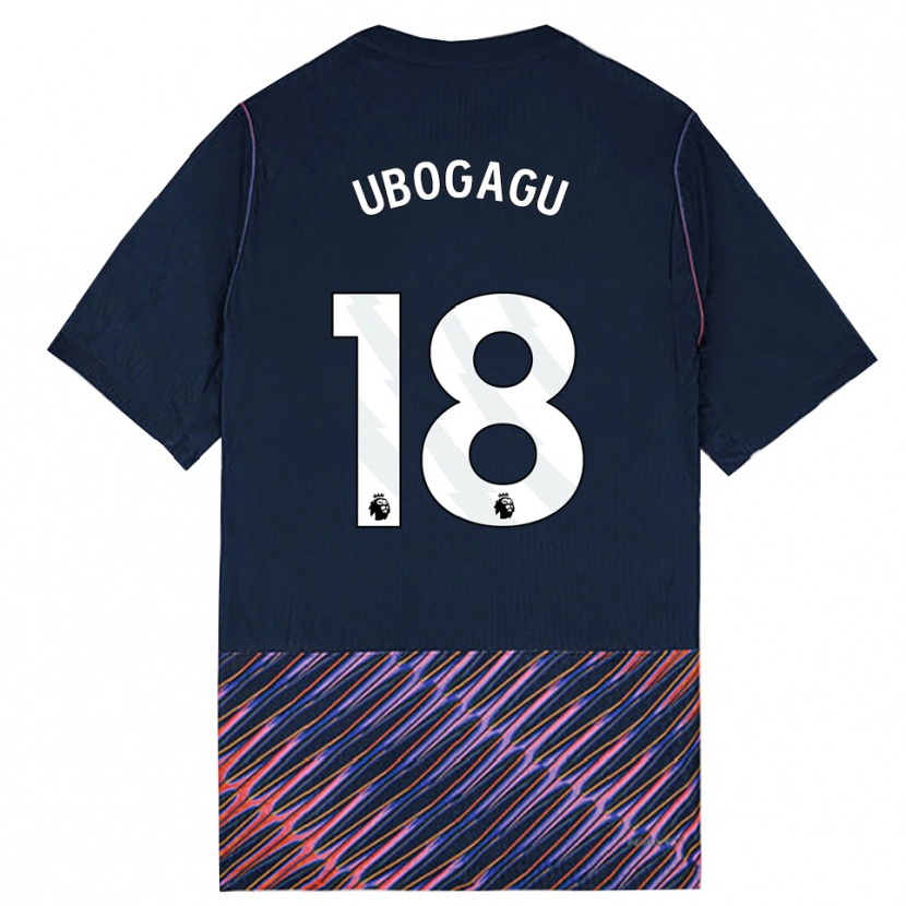 Danxen Kvinder Chioma Ubogagu #18 Kongeblå Hvid Udebane Spillertrøjer 2026/27 Trøje T-Shirt