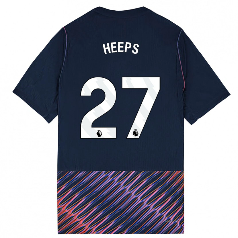 Danxen Kvinder Eleanor Heeps #27 Kongeblå Hvid Udebane Spillertrøjer 2026/27 Trøje T-Shirt