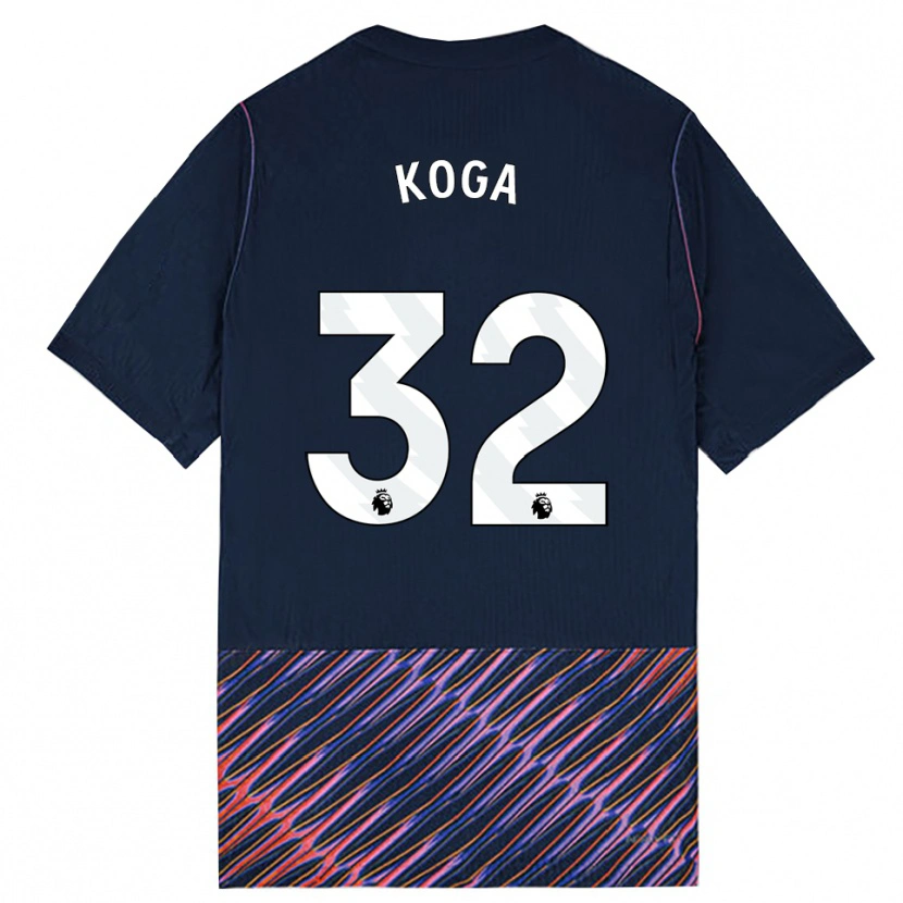 Danxen Kvinder Tōko Koga #32 Kongeblå Hvid Udebane Spillertrøjer 2026/27 Trøje T-Shirt