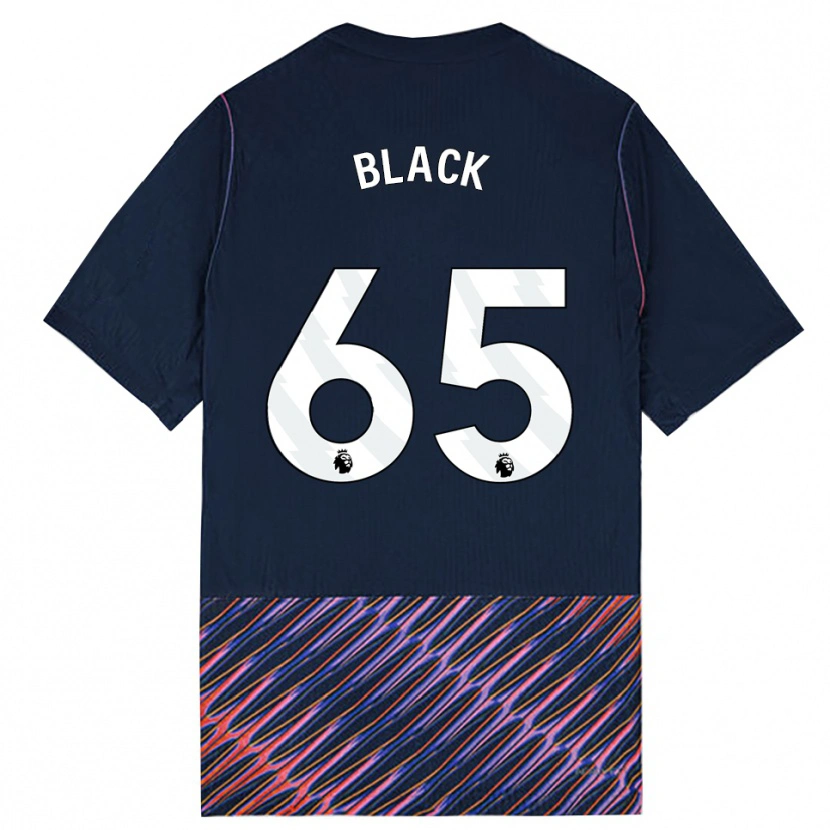 Danxen Kvinder Leo Black #65 Kongeblå Hvid Udebane Spillertrøjer 2026/27 Trøje T-Shirt