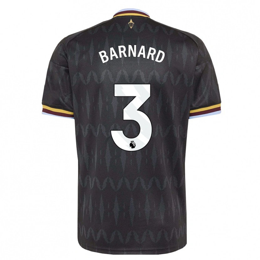 Danxen Kvinder Finlay Barnard #3 Kornblomstblå Sort Gul Udebane Spillertrøjer 2026/27 Trøje T-Shirt