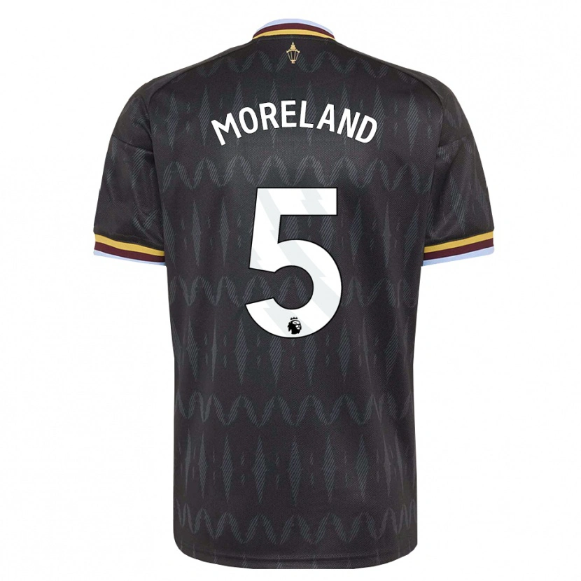 Danxen Kvinder Calum Moreland #5 Kornblomstblå Sort Gul Udebane Spillertrøjer 2026/27 Trøje T-Shirt