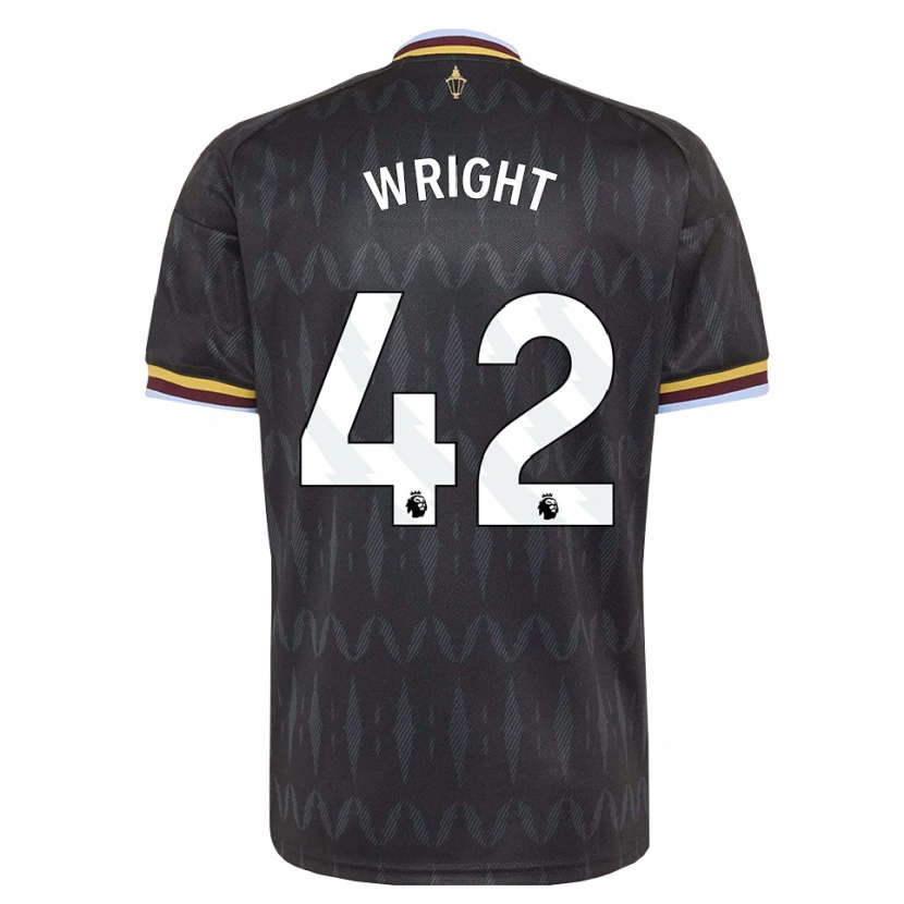 Danxen Kvinder James Wright #42 Kornblomstblå Sort Gul Udebane Spillertrøjer 2026/27 Trøje T-Shirt