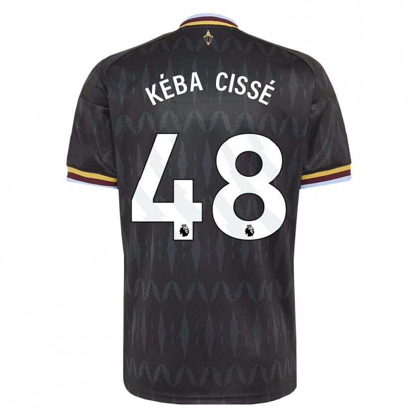 Danxen Kvinder Modou Kéba Cissé #48 Kornblomstblå Sort Gul Udebane Spillertrøjer 2026/27 Trøje T-Shirt