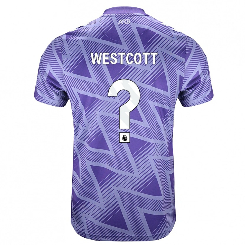 Danxen Kvinder Ben Westcott #0 Blegviolrød Hvid Udebane Spillertrøjer 2026/27 Trøje T-Shirt