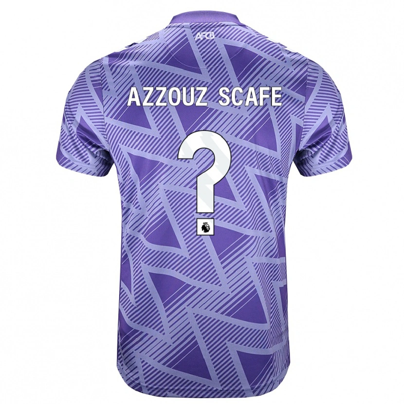 Danxen Kvinder Jaheim Azzouz Scafe #0 Blegviolrød Hvid Udebane Spillertrøjer 2026/27 Trøje T-Shirt