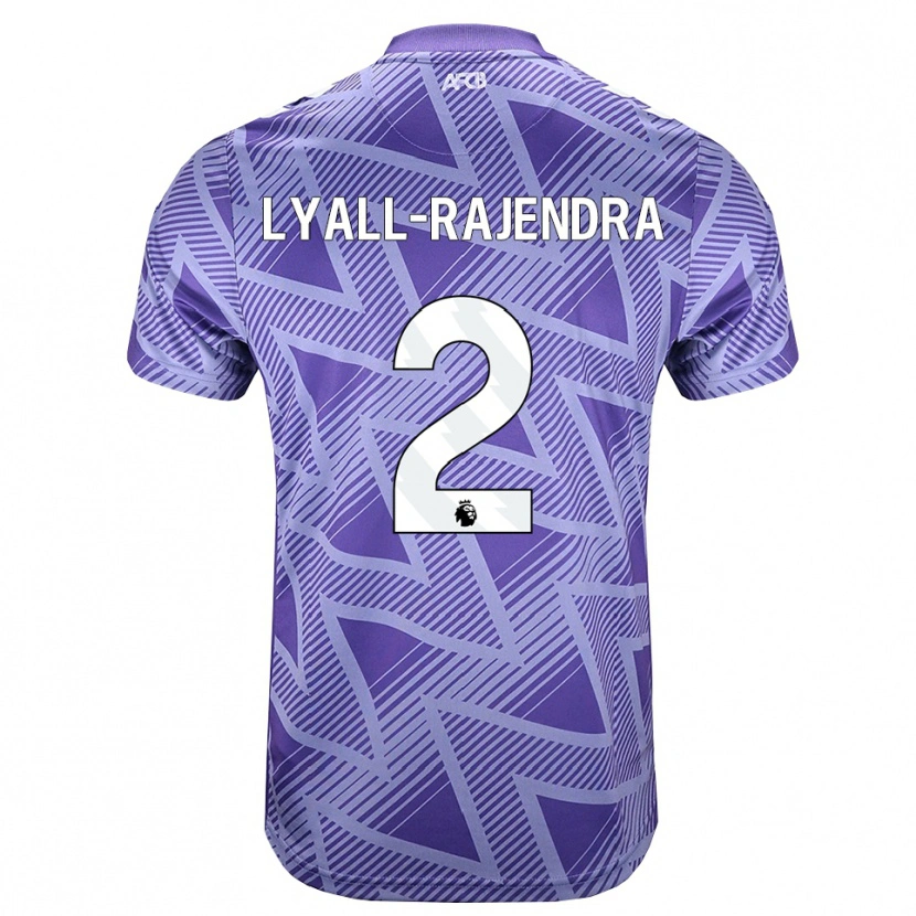 Danxen Kvinder Max Lyall-Rajendra #2 Blegviolrød Hvid Udebane Spillertrøjer 2026/27 Trøje T-Shirt