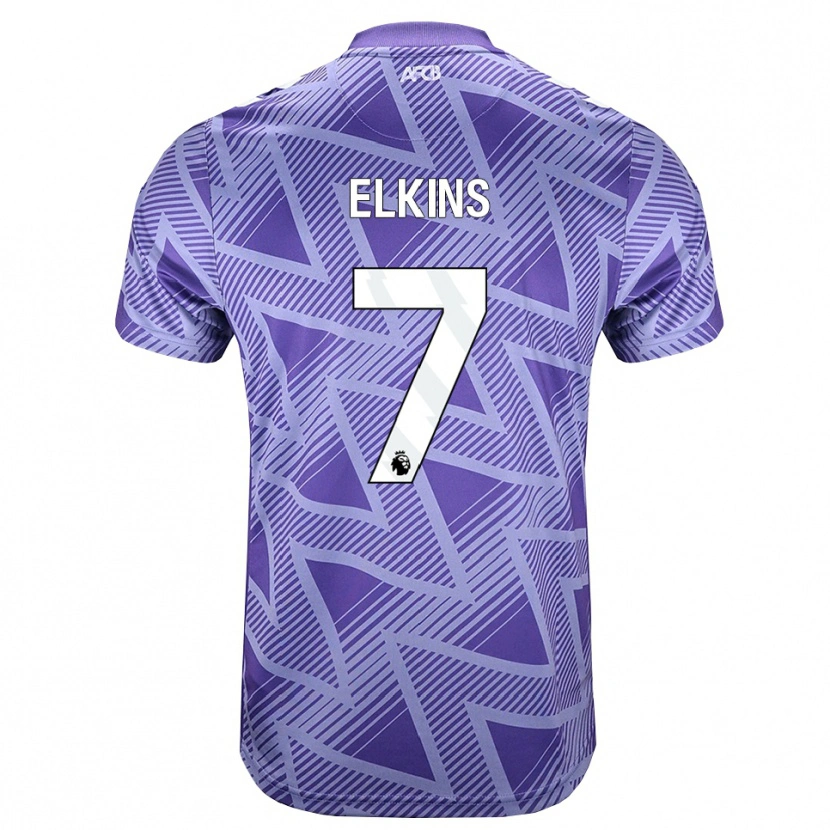 Danxen Kvinder Elle Elkins #7 Blegviolrød Hvid Udebane Spillertrøjer 2026/27 Trøje T-Shirt