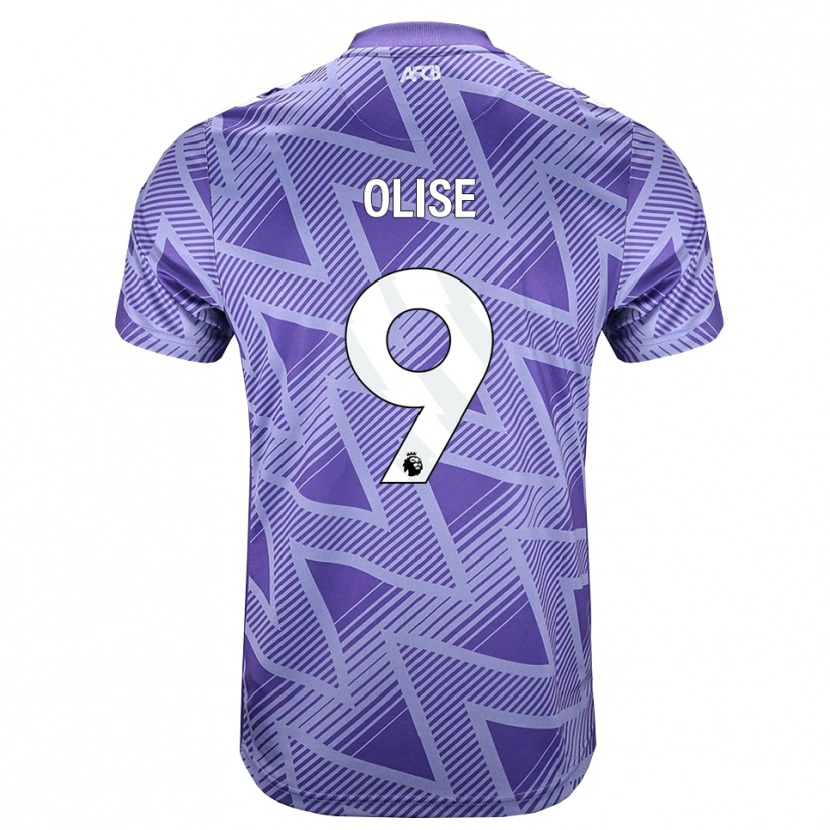 Danxen Kvinder Josh Hamilton-Olise #9 Blegviolrød Hvid Udebane Spillertrøjer 2026/27 Trøje T-Shirt
