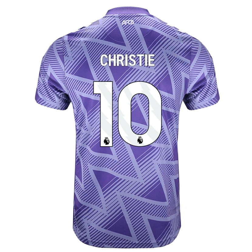 Danxen Kvinder Ryan Christie #10 Blegviolrød Hvid Udebane Spillertrøjer 2026/27 Trøje T-Shirt