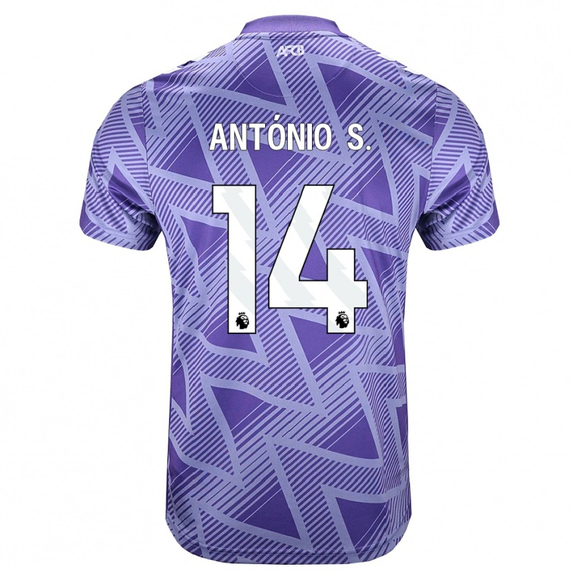 Danxen Kvinder António Silva #14 Blegviolrød Hvid Udebane Spillertrøjer 2026/27 Trøje T-Shirt
