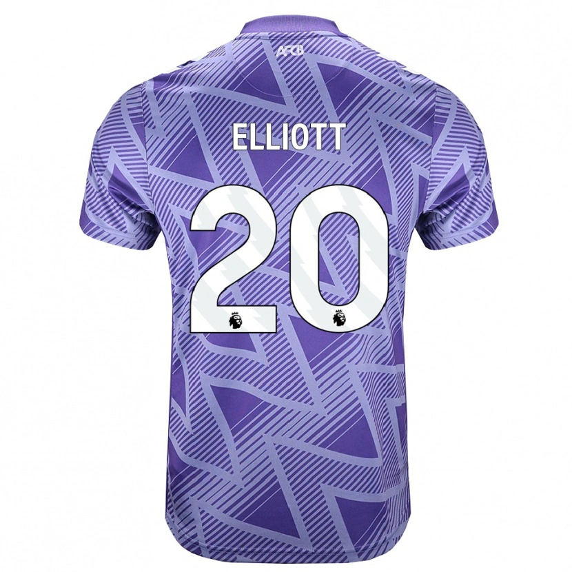 Danxen Kvinder Kaitlyn Elliott #20 Blegviolrød Hvid Udebane Spillertrøjer 2026/27 Trøje T-Shirt