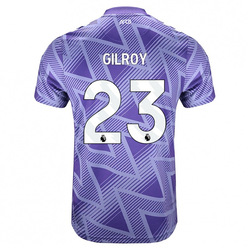 Danxen Kvinder Chloe Gilroy #23 Blegviolrød Hvid Udebane Spillertrøjer 2026/27 Trøje T-Shirt