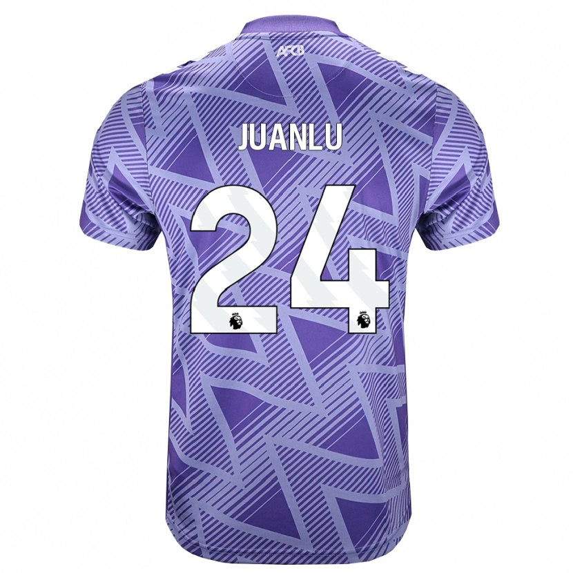 Danxen Kvinder Juanlu Sánchez #24 Blegviolrød Hvid Udebane Spillertrøjer 2026/27 Trøje T-Shirt