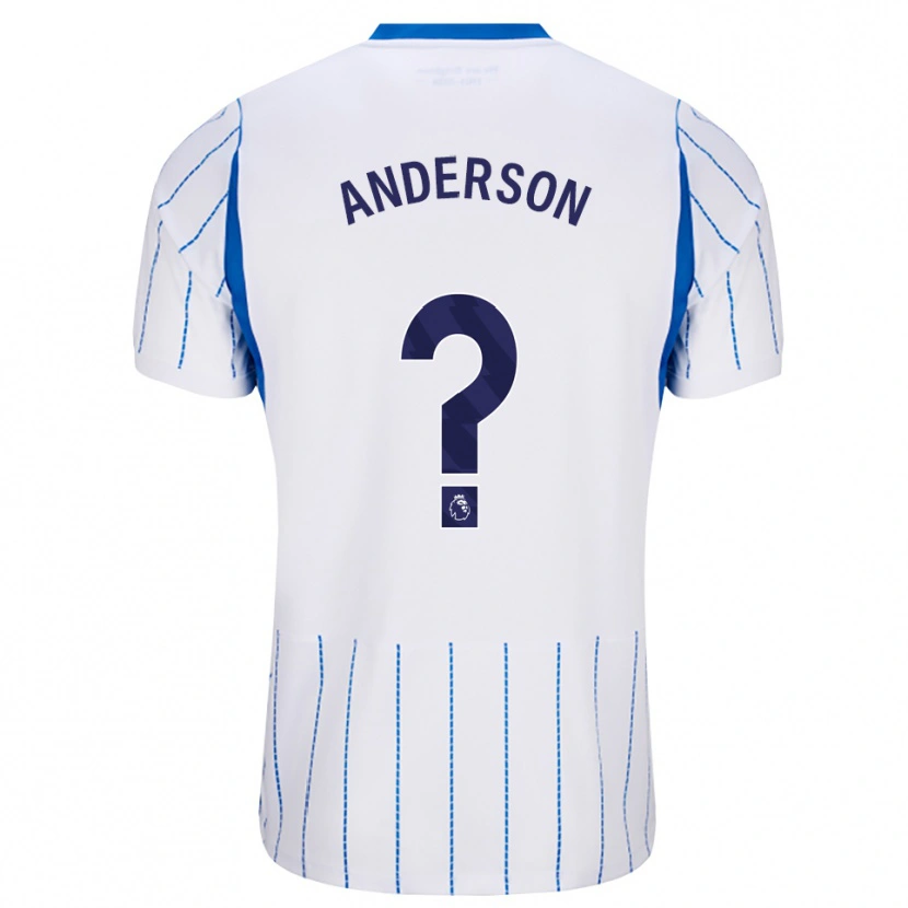 Danxen Kvinder Oliver Anderson #0 Jægerblå Hvid Udebane Spillertrøjer 2026/27 Trøje T-Shirt