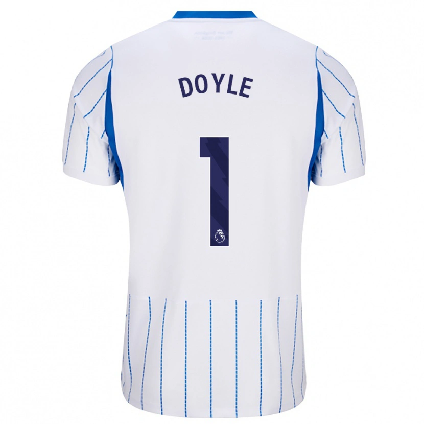Danxen Kvinder Liam Doyle #1 Jægerblå Hvid Udebane Spillertrøjer 2026/27 Trøje T-Shirt
