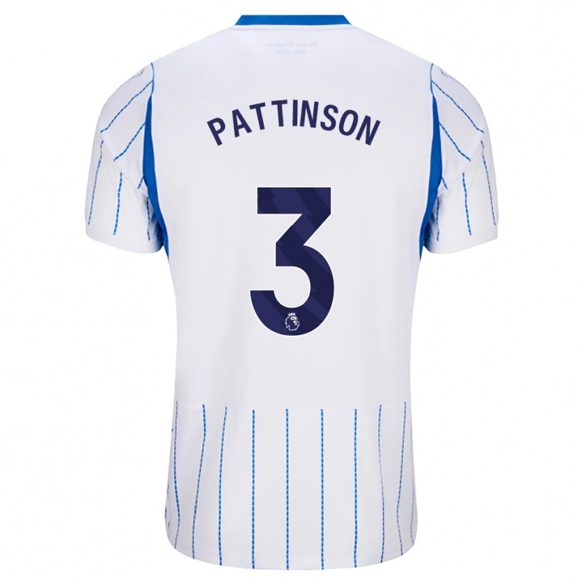 Danxen Kvinder Poppy Pattinson #3 Jægerblå Hvid Udebane Spillertrøjer 2026/27 Trøje T-Shirt