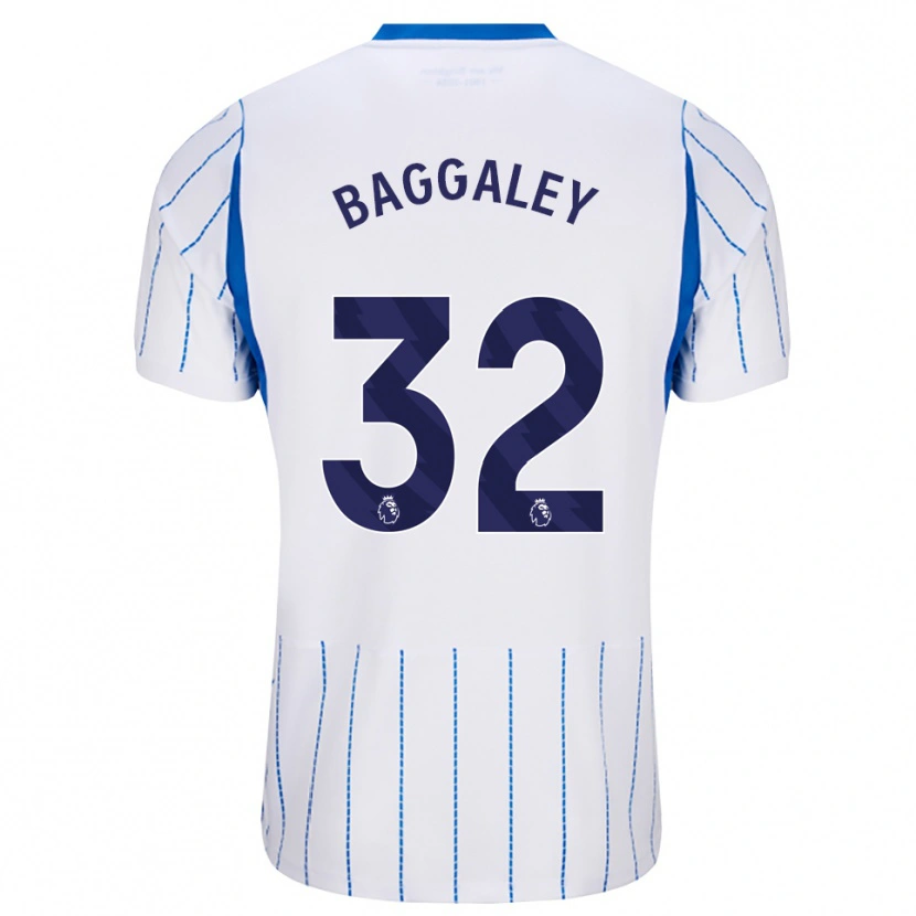 Danxen Kvinder Sophie Baggaley #32 Jægerblå Hvid Udebane Spillertrøjer 2026/27 Trøje T-Shirt